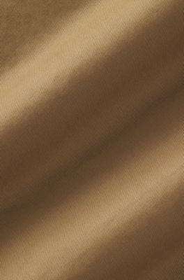 BOSS BY BECKHAM coat in Italian cotton twill, Beige