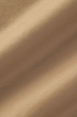 BOSS BY BECKHAM coat in Italian cotton twill, Beige