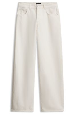 Wide-leg jeans, Natural