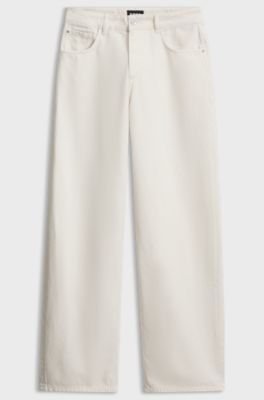 Wide-leg jeans, Natural