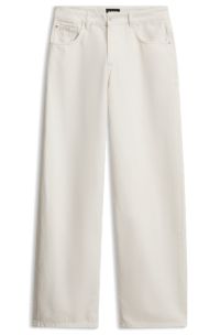 Wide-leg jeans, Natural