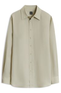 Relaxed-fit blouse, Light Beige