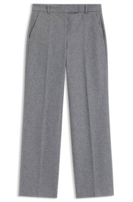 Boss Extra-long regular-fit trousers with straight leg kostymbyxor dam – bild 4