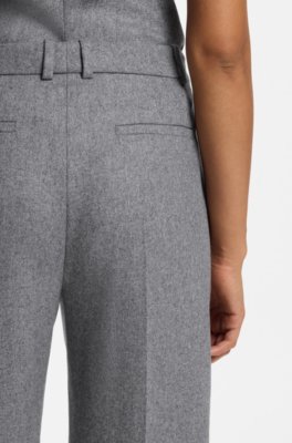Boss Extra-long regular-fit trousers with straight leg kostymbyxor dam – bild 3