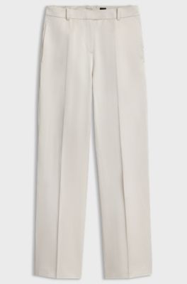 Sateen trousers, Light Grey