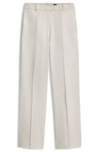 Sateen trousers, Light Grey