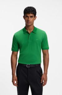 Polo pratique en coton doux, Vert