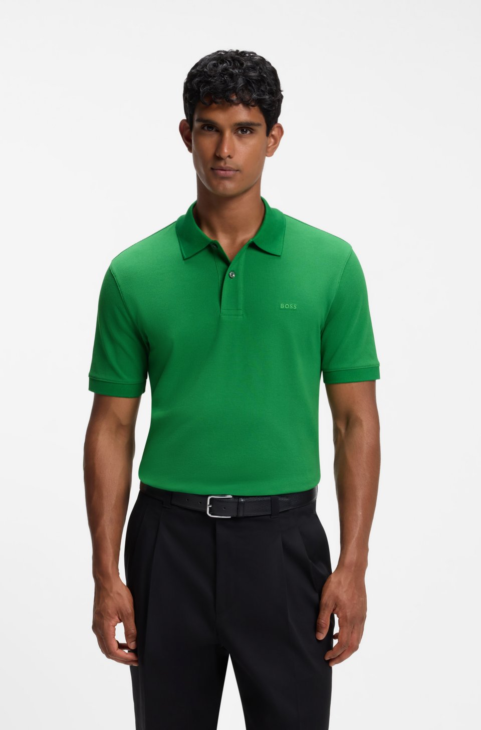 Versatile polo shirt in soft cotton