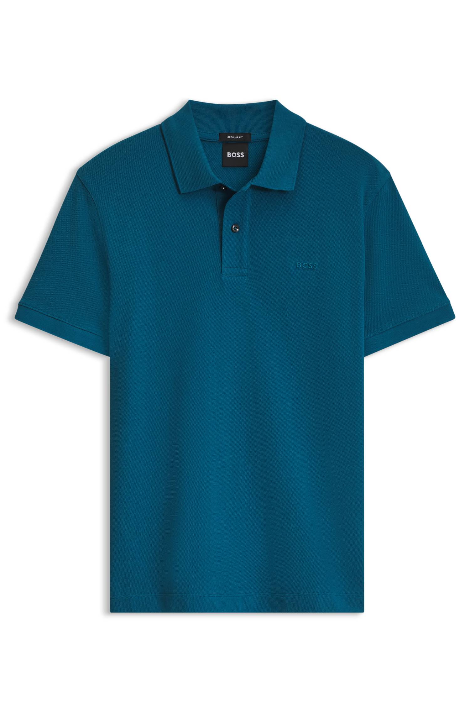 Boss Versatile polo shirt in soft cotton pikéer herr – bild 4