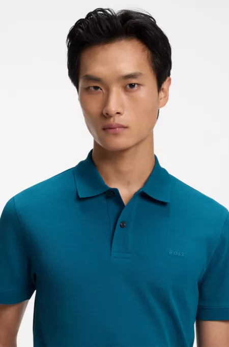 Versatile polo shirt in soft cotton