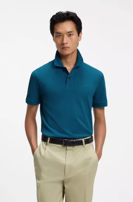 Versatile polo shirt in soft cotton