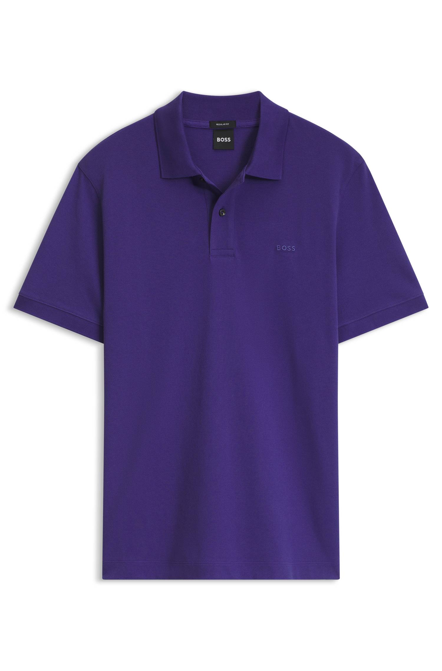 Boss Versatile polo shirt in soft cotton pikéer herr – bild 4