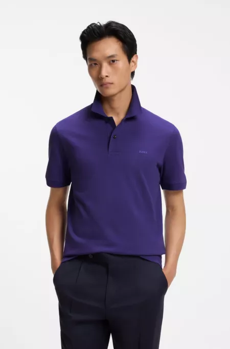 Versatile polo shirt in soft cotton