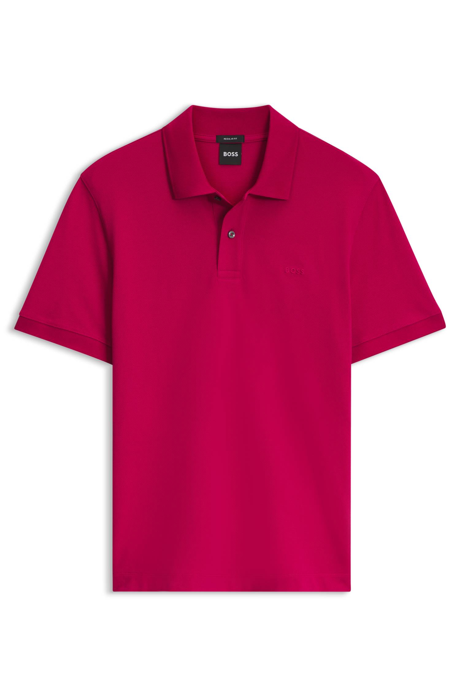 Boss Versatile polo shirt in soft cotton pikéer herr – bild 4