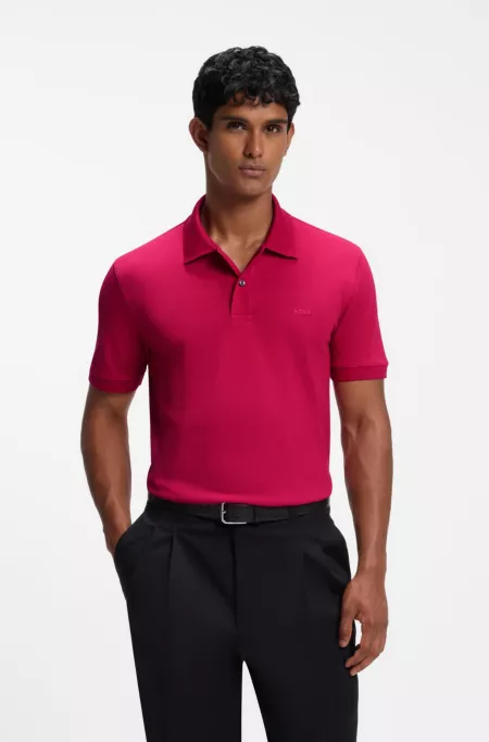 Versatile polo shirt in soft cotton