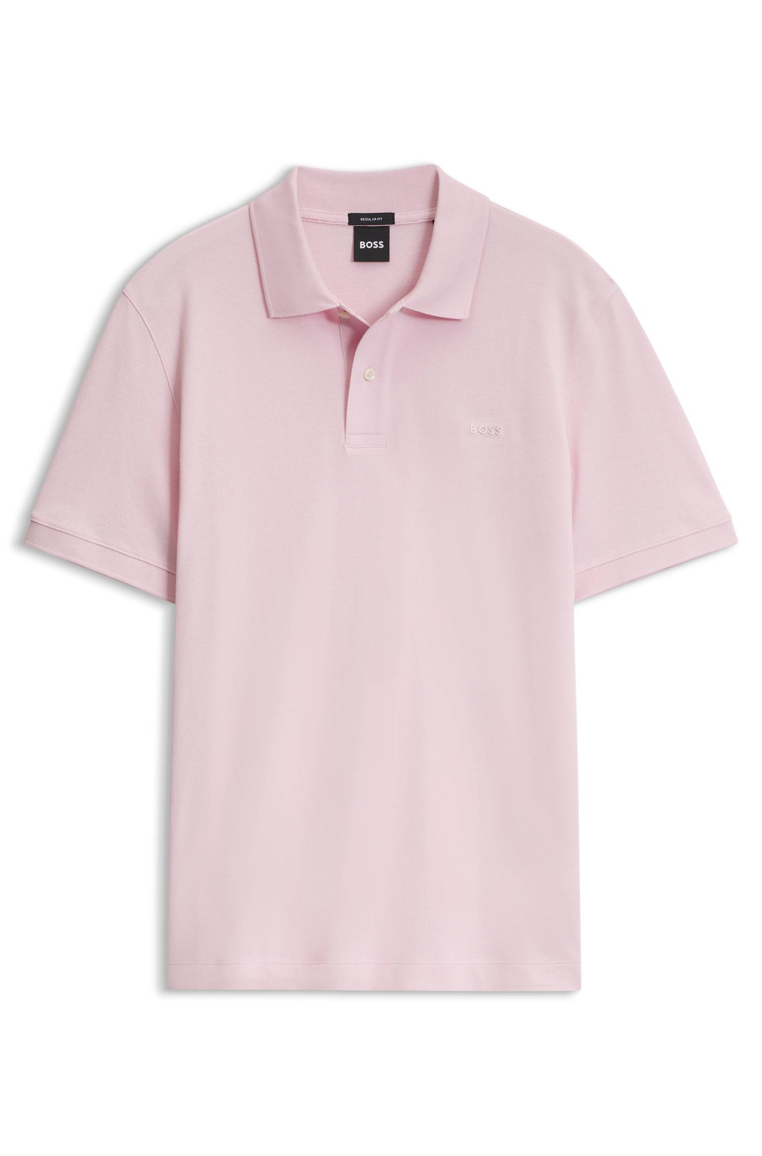 Boss Versatile polo shirt in soft cotton pikéer herr – bild 4