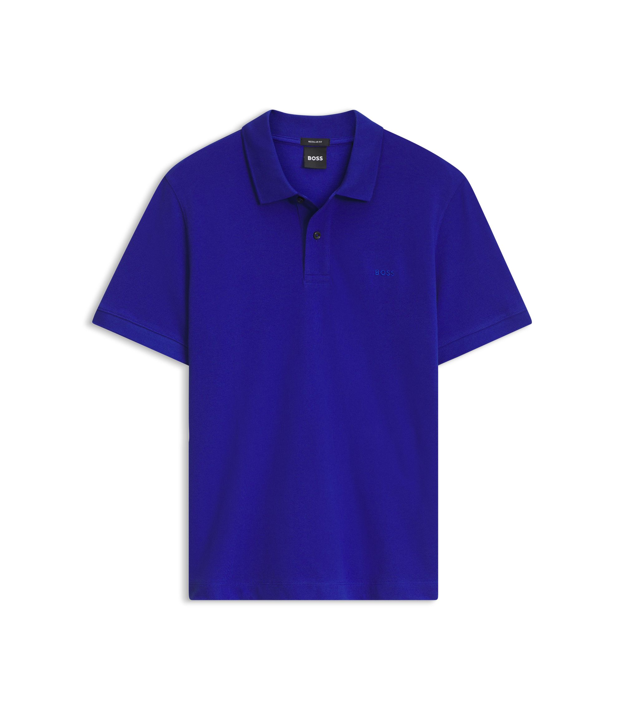 Blue Polo, Cream Tailored Shorts