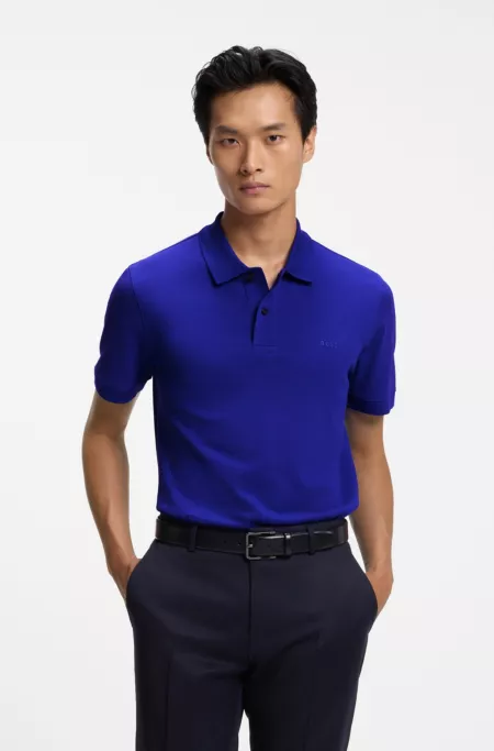 Versatile polo shirt in soft cotton
