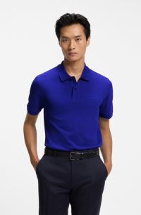 Veelzijdige polo van zacht katoen, Blauw