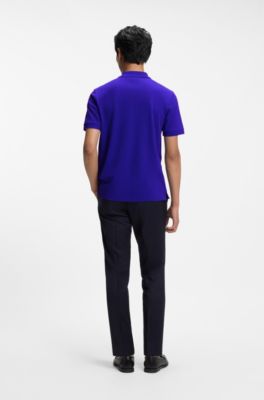 Polo versatile in morbido cotone, Blu