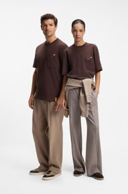 BOSS x Steiff cotton T-shirt, Dark Brown