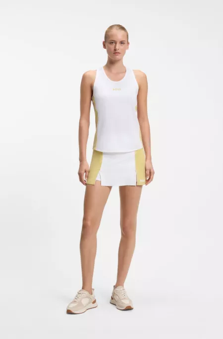 Active stretch-jersey top