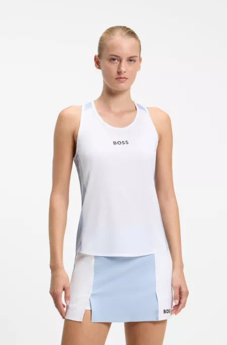 Active stretch-jersey top