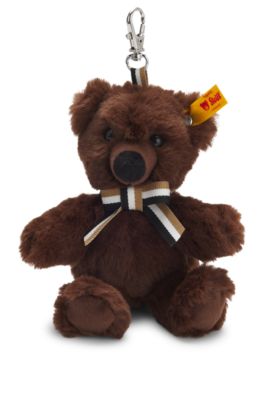 BOSS x Steiff teddy bear bag charm (2026), Dark Brown