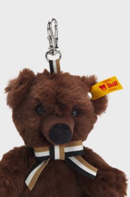 BOSS x Steiff teddy bear bag charm (2026), Dark Brown