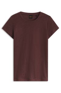 Linen T-shirt, Brown