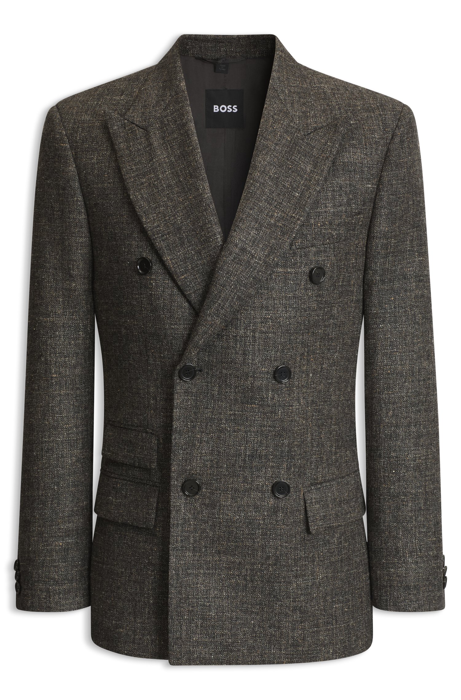 Boss Wool-blend suit jacket kavajer & blazers herr
