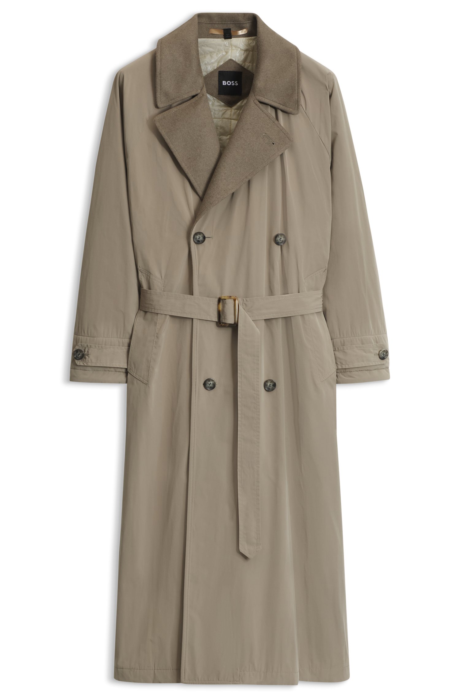 Boss Relaxed-fit trench coat kappor & rockar herr