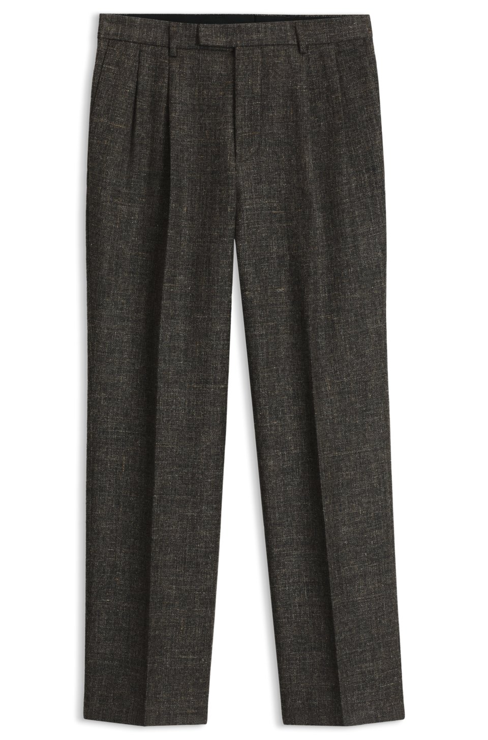 Wool-blend trousers
