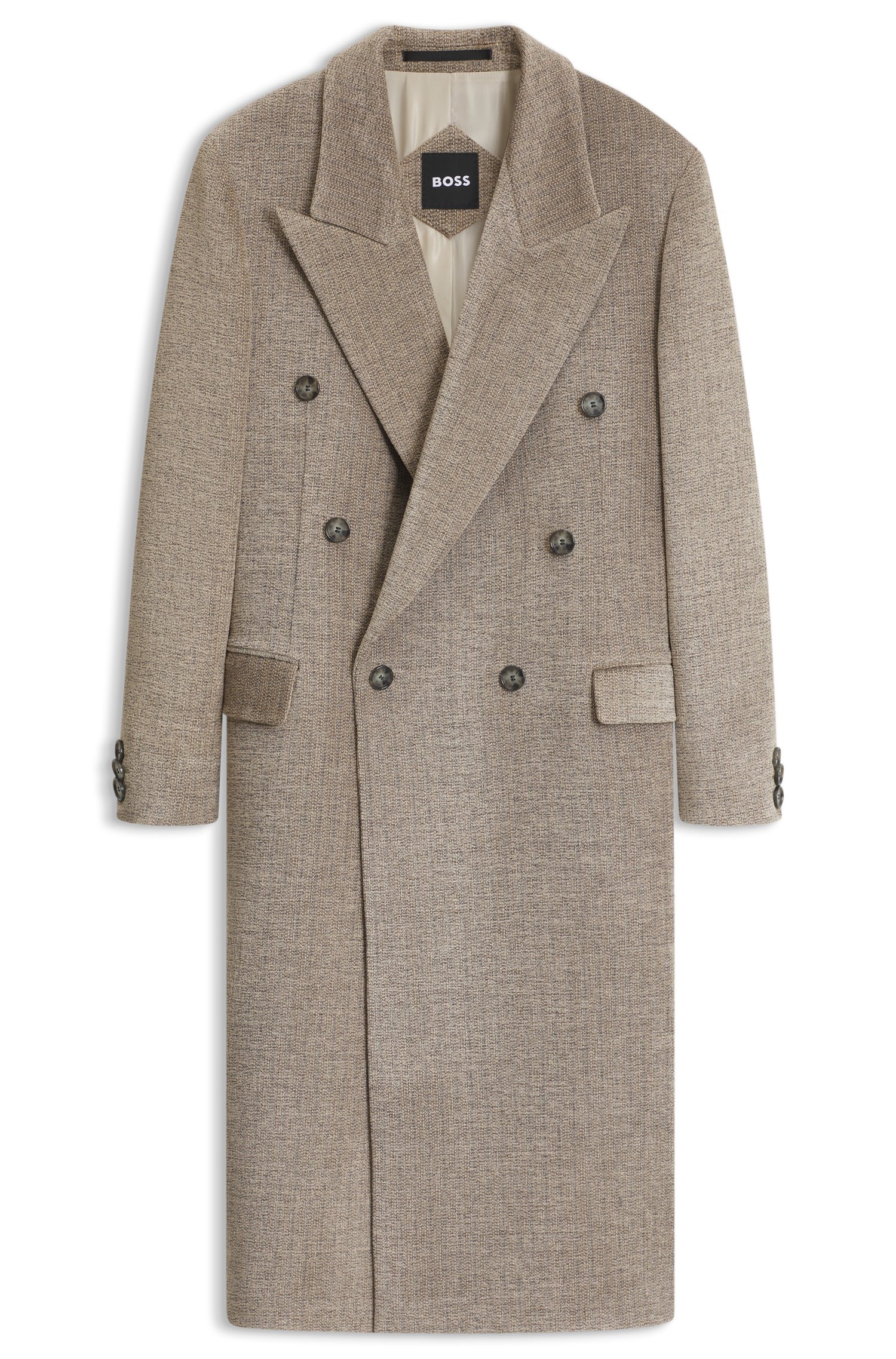 Boss Double-breasted coat kappor & rockar herr