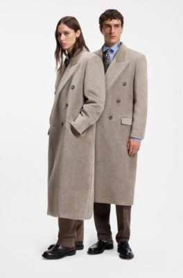Double-breasted coat, Light Brown