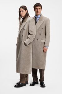 Double-breasted coat, Light Brown