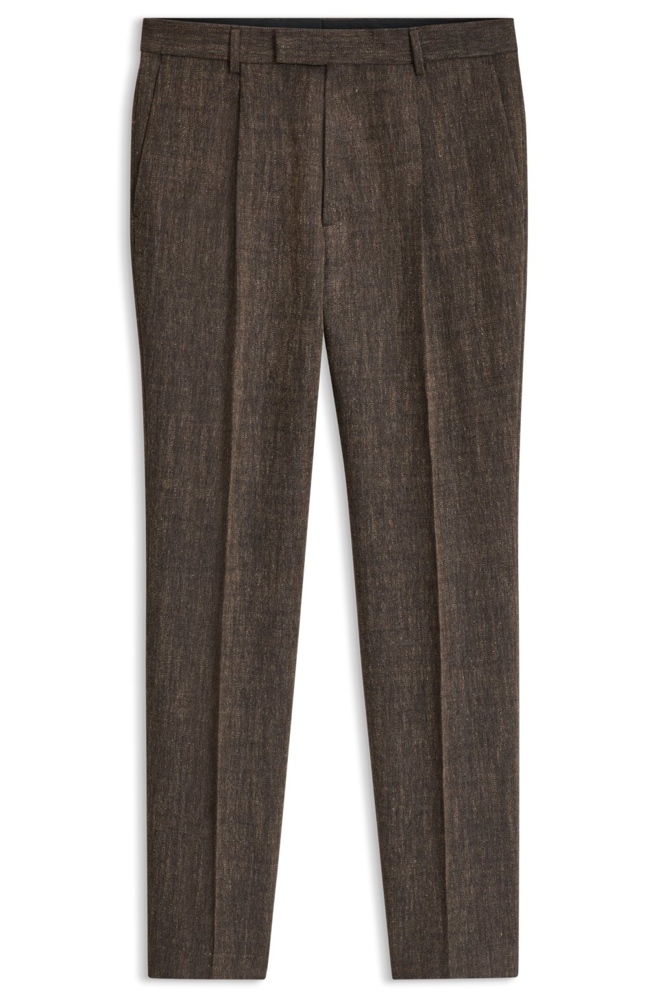 Wool-blend trousers
