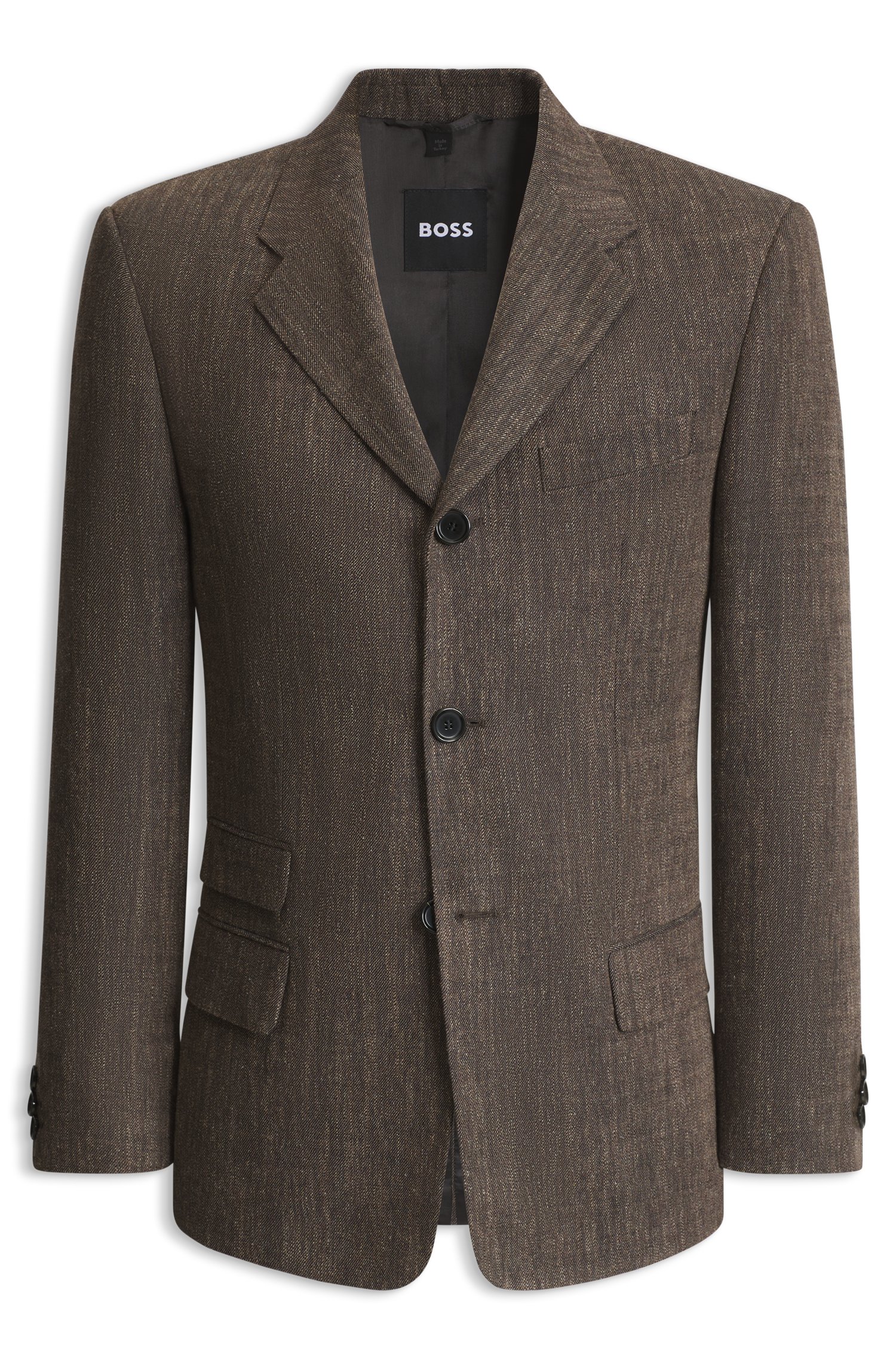 Boss Wool-blend suit jacket kavajer & blazers herr