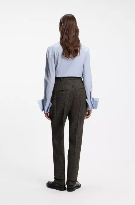 Tapered-Fit Hose aus Woll-Mix