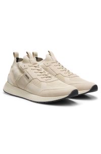 Knitted-upper trainers, Light Beige