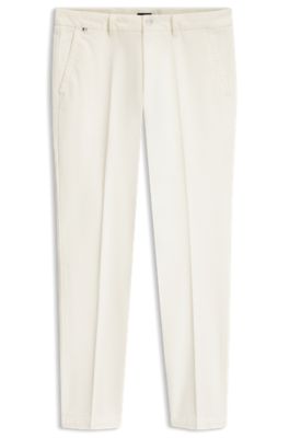 Slim-fit trousers, Natural