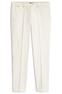 Slim-fit trousers, Natural