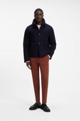 Slim-fit trousers, Brown