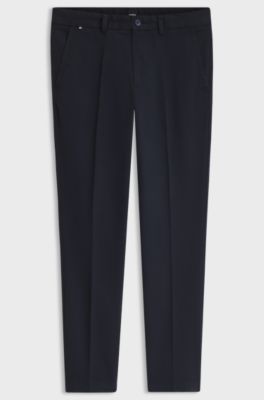 Slim-fit trousers, Blu scuro
