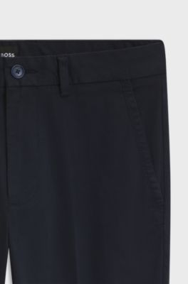 Slim-fit trousers, Blu scuro