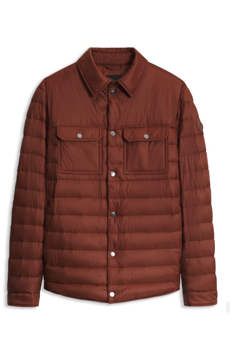 Quilted down jacket