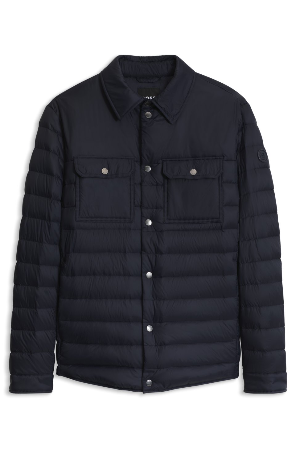 Quilted down jacket