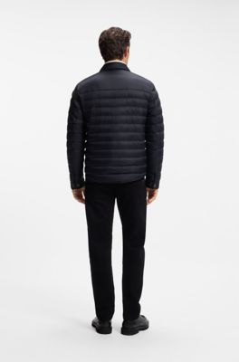Quilted down jacket, Dark Blue