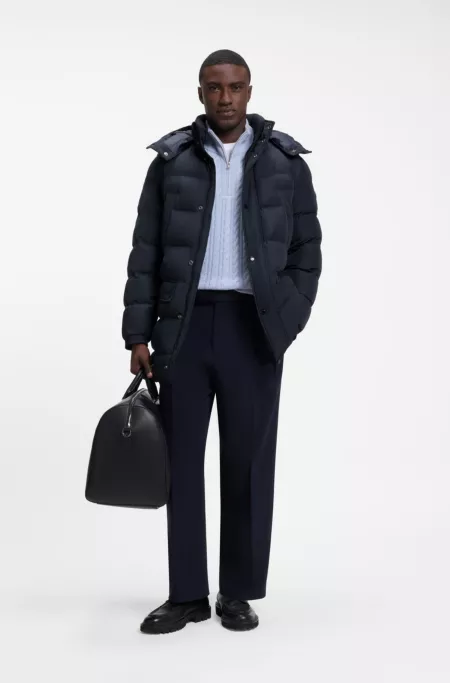 Long-length padded jacket