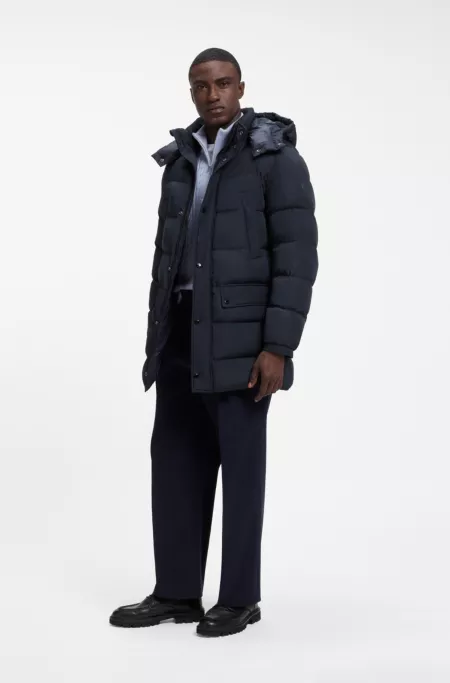 Long-length padded jacket